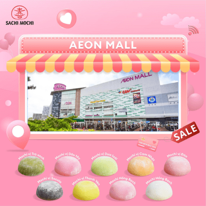 Sachi Mochi đã có mặt tại các siêu thị lớn